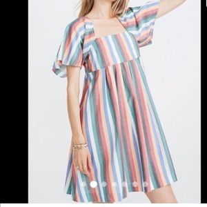 Madewell striped dress M